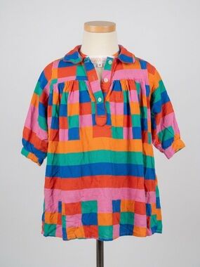 Briton Court Girls 4T Colorful Swing Dress Boutique Long Sleeve